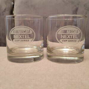 2X NASCAR NEXTEL CUP AWARDS CEREMONY GLASSWARE/BARWARE OLD FASHIONED/BOURBON